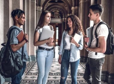 Group of students of diverse background and cultures