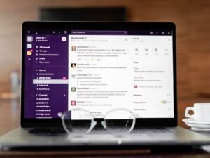 Real-time messaging platform Slack facilitating business communication