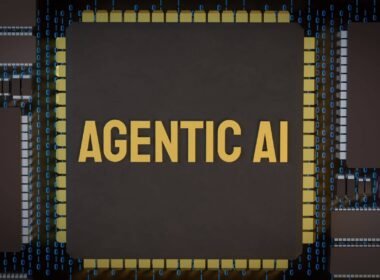 Digital image with the words Agentic AI written on it
