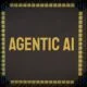 Digital image with the words Agentic AI written on it
